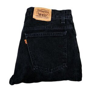 Vintage Levi Orange Tab Jeans Size 33 Black